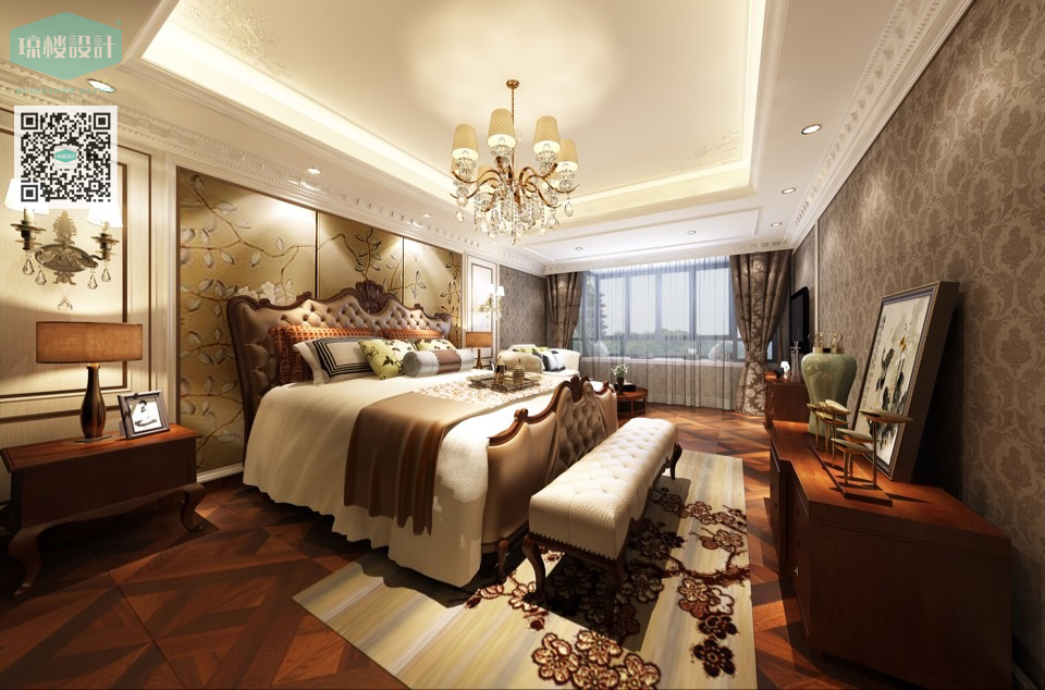 400㎡美式四口之家装好了，连卫生间都是一道风景！